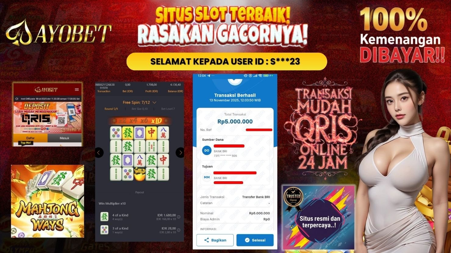 AYOBET JACKPOT SLOT MAHJONG WAYS